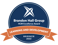 Brandon Hall Awards Bronze Learning 2022