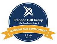 Brandon Hall Award Gold Learning 2022