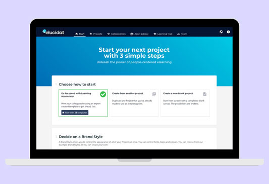 Elucidat - An authoring platform for increased team collaboration