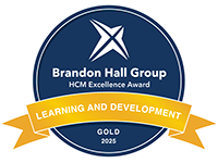 Gold Brandon Hall Awards 2025 - Learning and Development