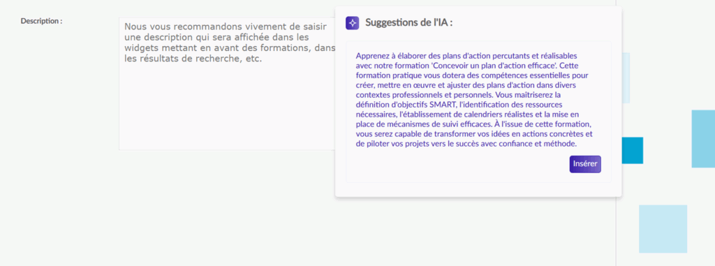 Nouvel Assistant IA pour la création de métadonnées