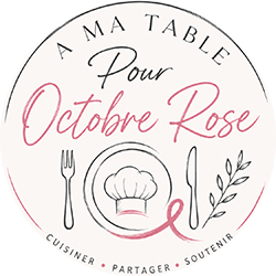 A ma table pour Octobre Rose - Logo