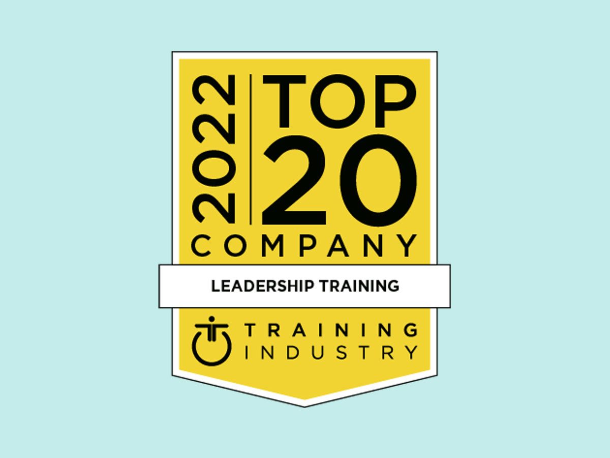 2022 Training Industry Top20 Leadership training