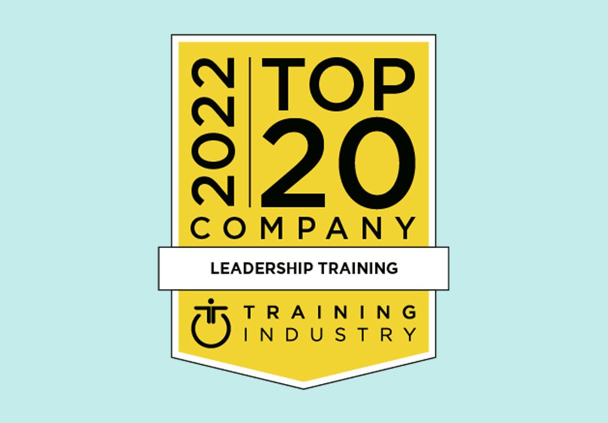 2022 Training Industry Top20 Leadership training