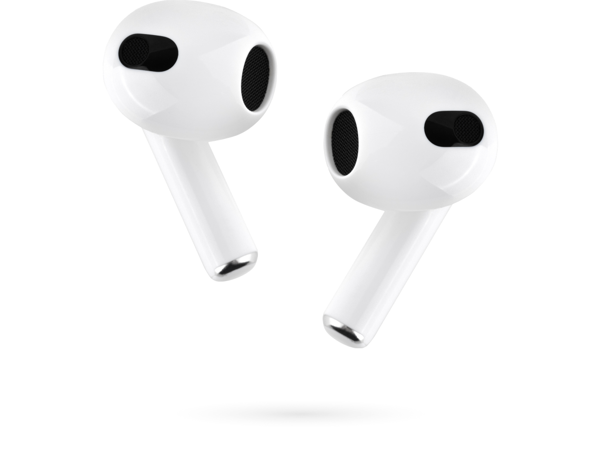 Wireless earphones for the podcast page