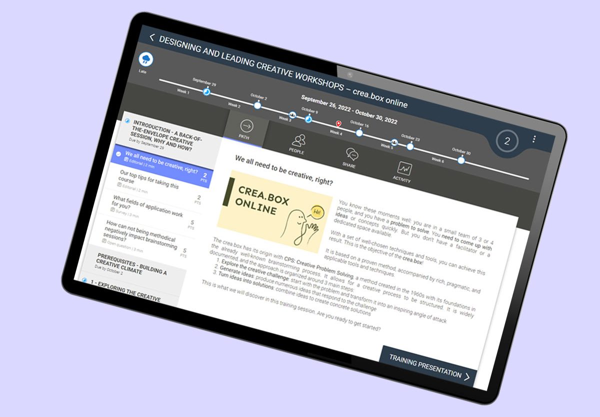 Facilitated Learning - move the needle