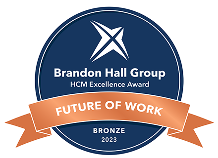 Brandon Hall Group Gold Award Future of Work
