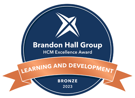 Brandon Hall Group Bronze Award Learning and Development 2023