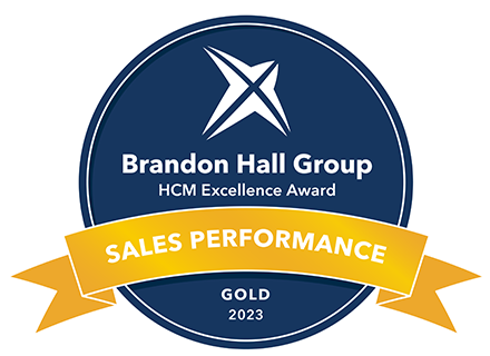 Brandon Hall Group Gold Award Sales performance