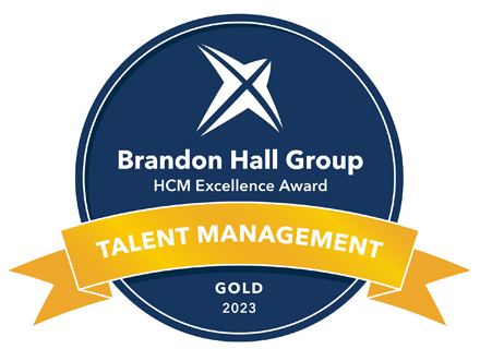 Brandon Hall Group Gold Award Talent Management 2023