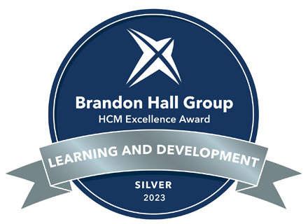 Brandon Hall Group Silver Award Learning and Development 2023