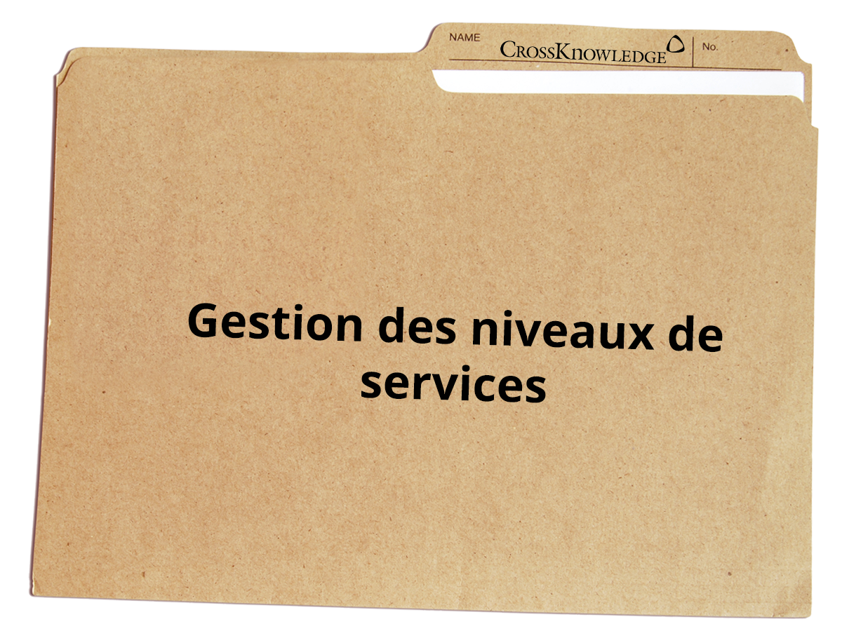 Gestion des niveaux de services